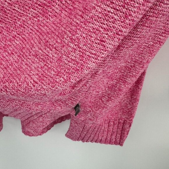 T by Talbots Pink Sweater Womens Large t Cotton Knit Pullover 3/4 Sleeve - Picture 8 of 11